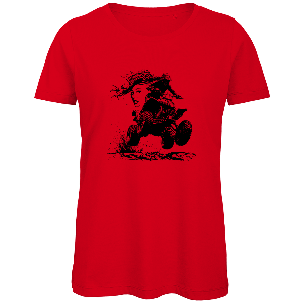 Damen Premium Bio T-Shirt Quad FunLady