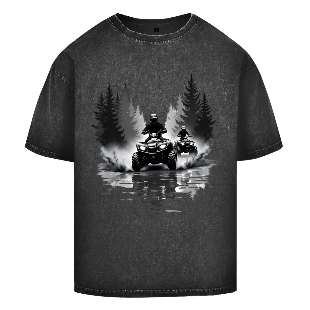 T-shirt délavé oversize Quad Offroad