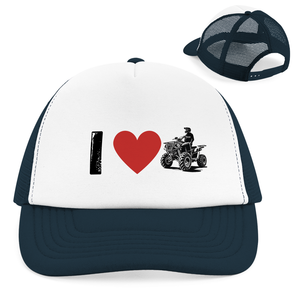Retro Trucker Cap I Love Quad