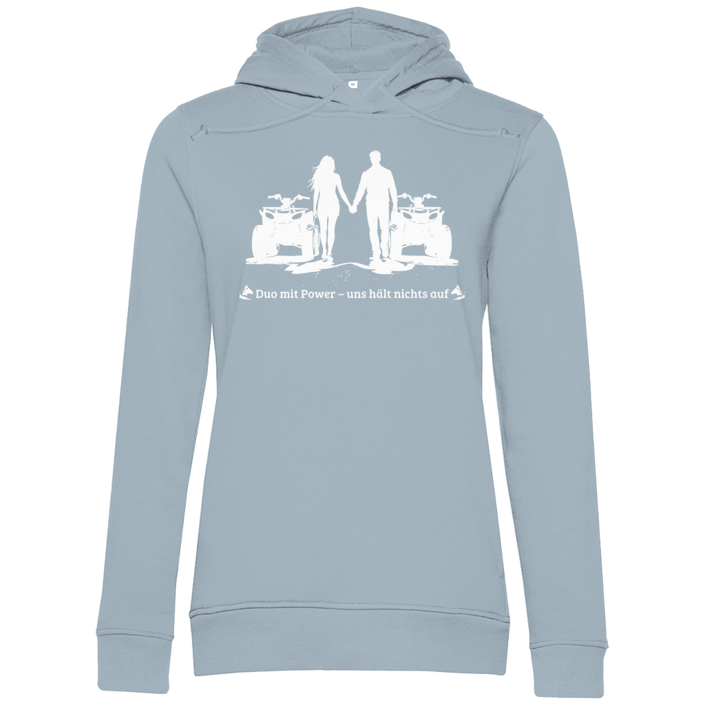 Sweat à capuche bio premium pour femme Quad Duo avec Power