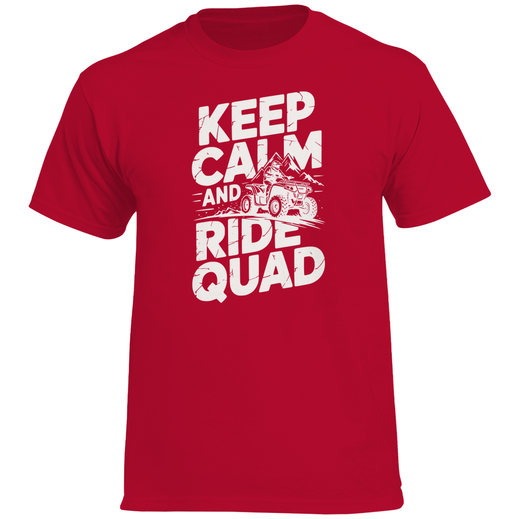 Herren Premium T-Shirt Keep calm and ride Quad