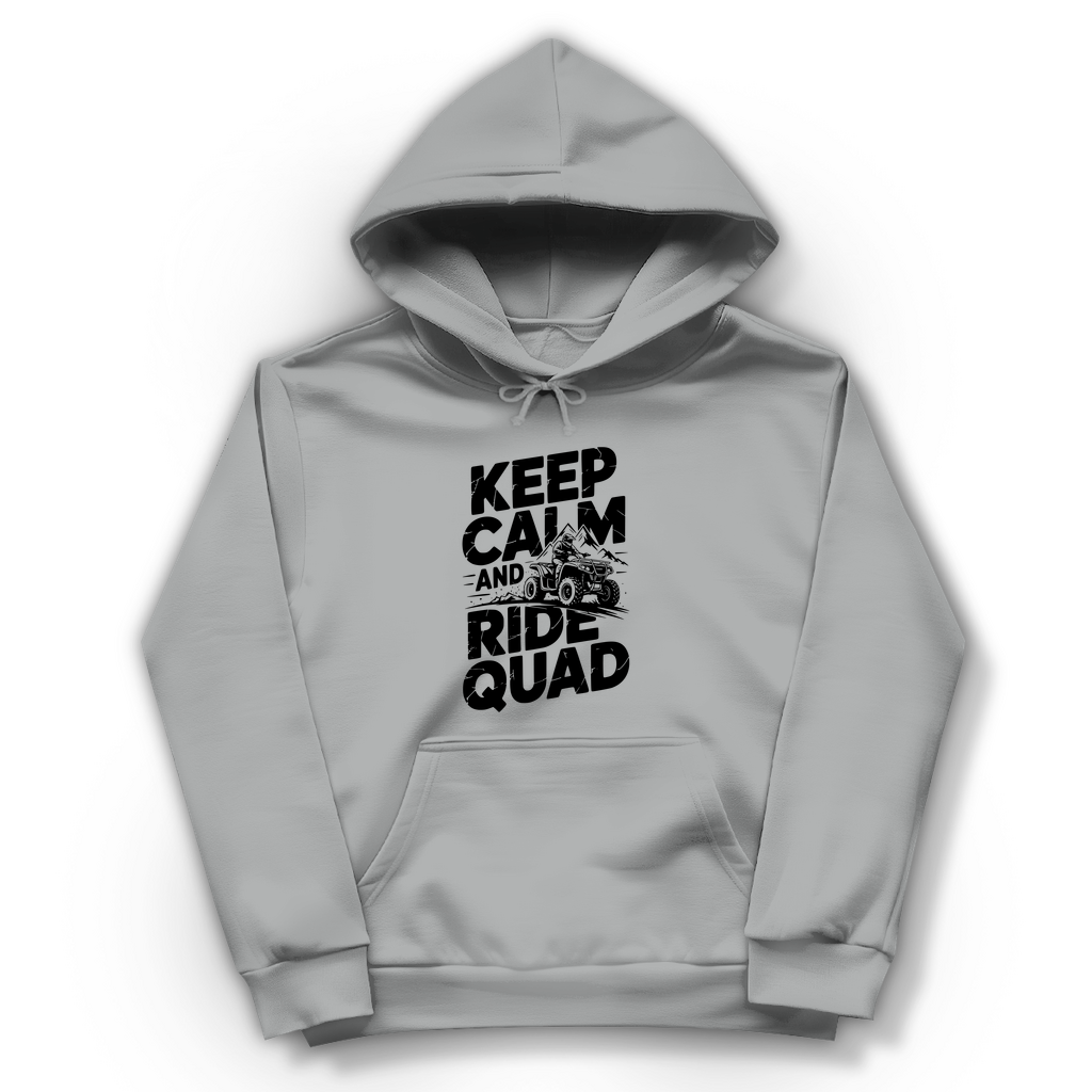 Damen Hoodie Keep calm and ride Quad