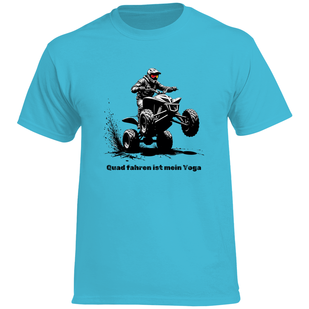 Herren Premium T-Shirt Quad fahren ist mein Yoga