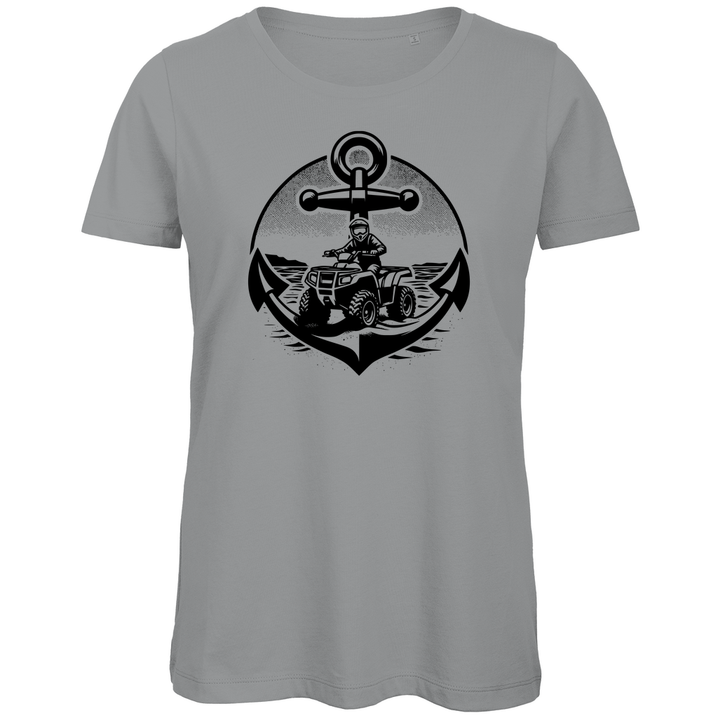 T-shirt bio premium pour femme Quad Anchor