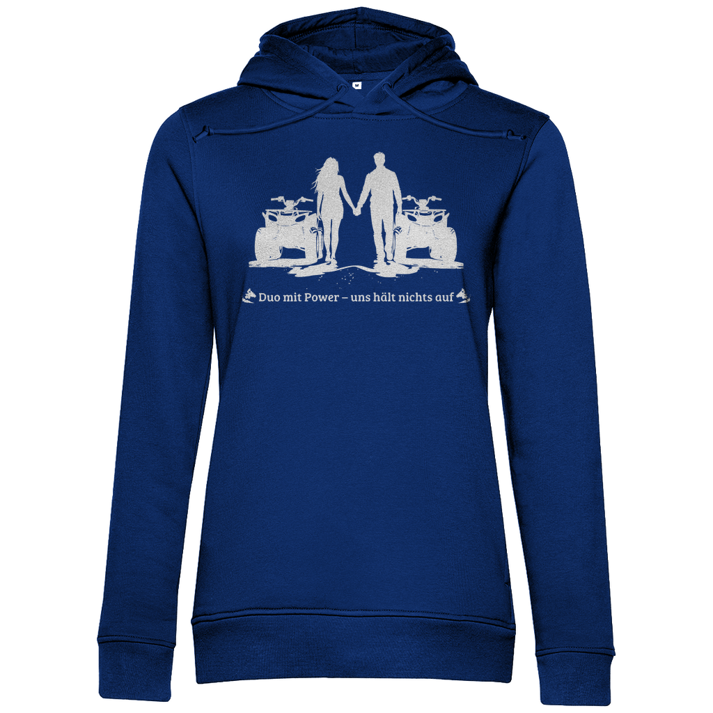 Sweat à capuche bio premium pour femme Quad Duo avec Power
