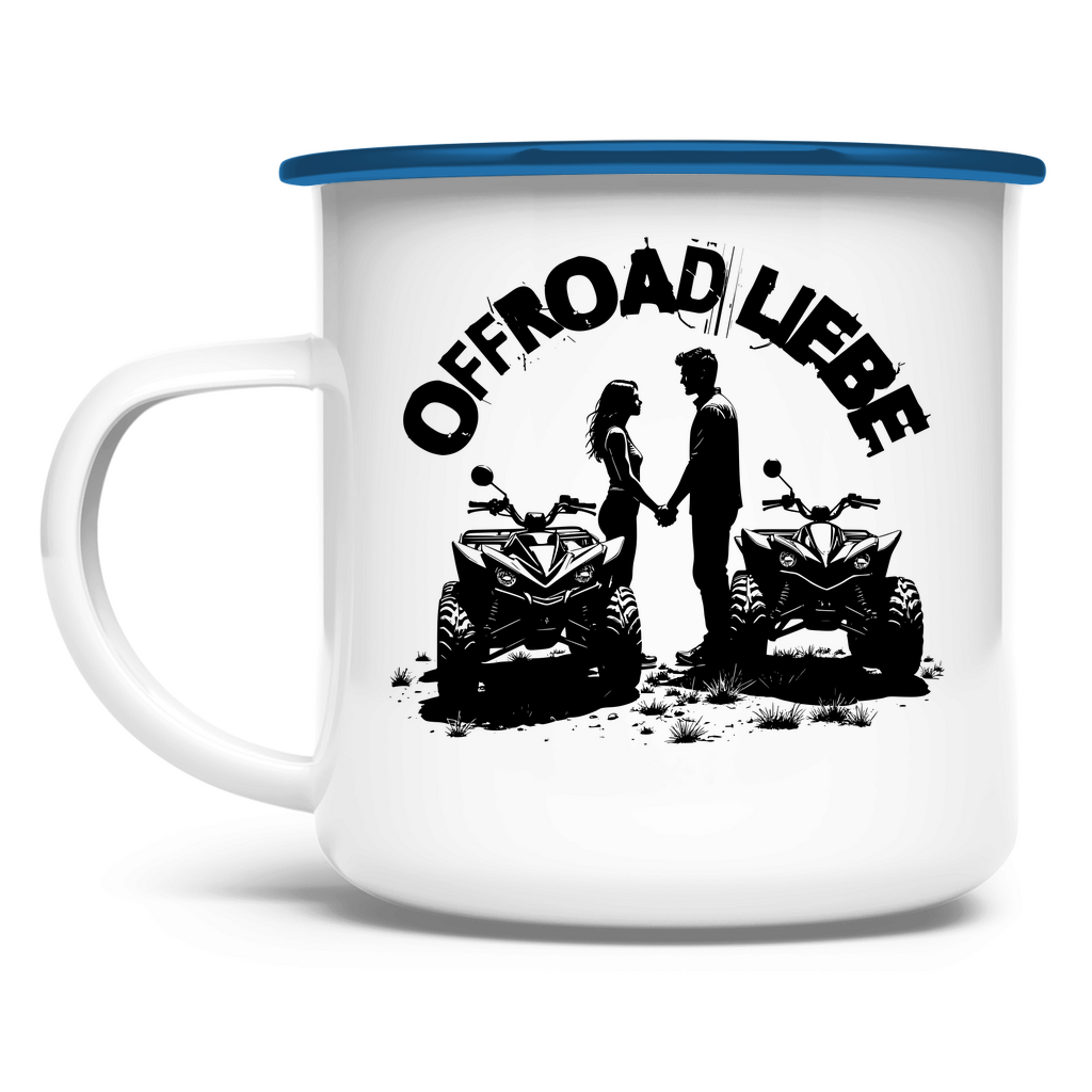 Enamel Mug Quad Offroad Love