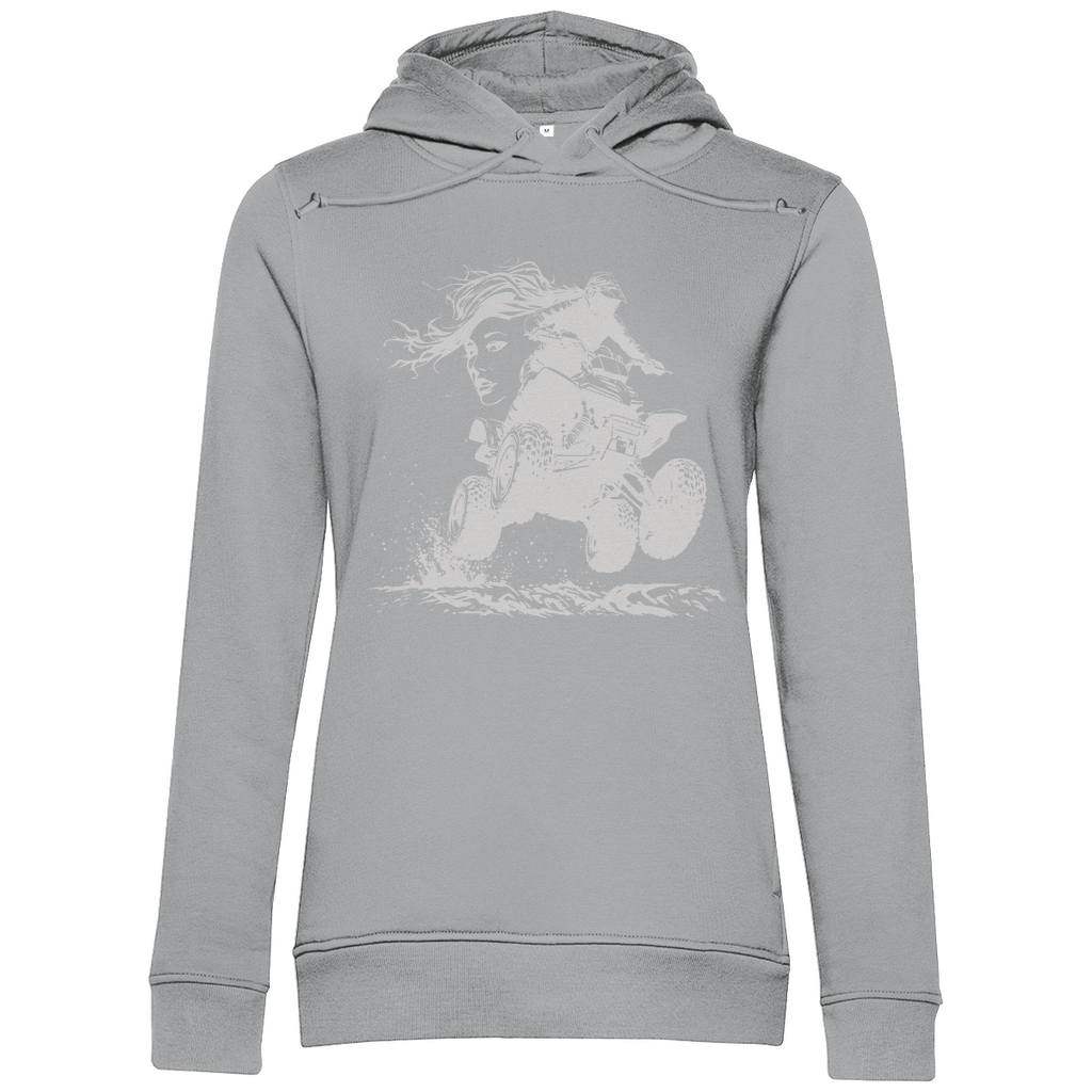 Sweat à capuche bio premium pour femme Quad FunLady