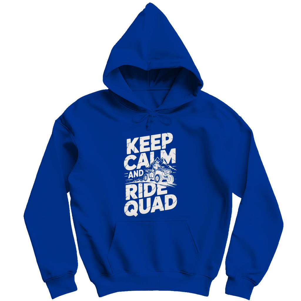 Herren Hoodie Keep calm and ride Quad