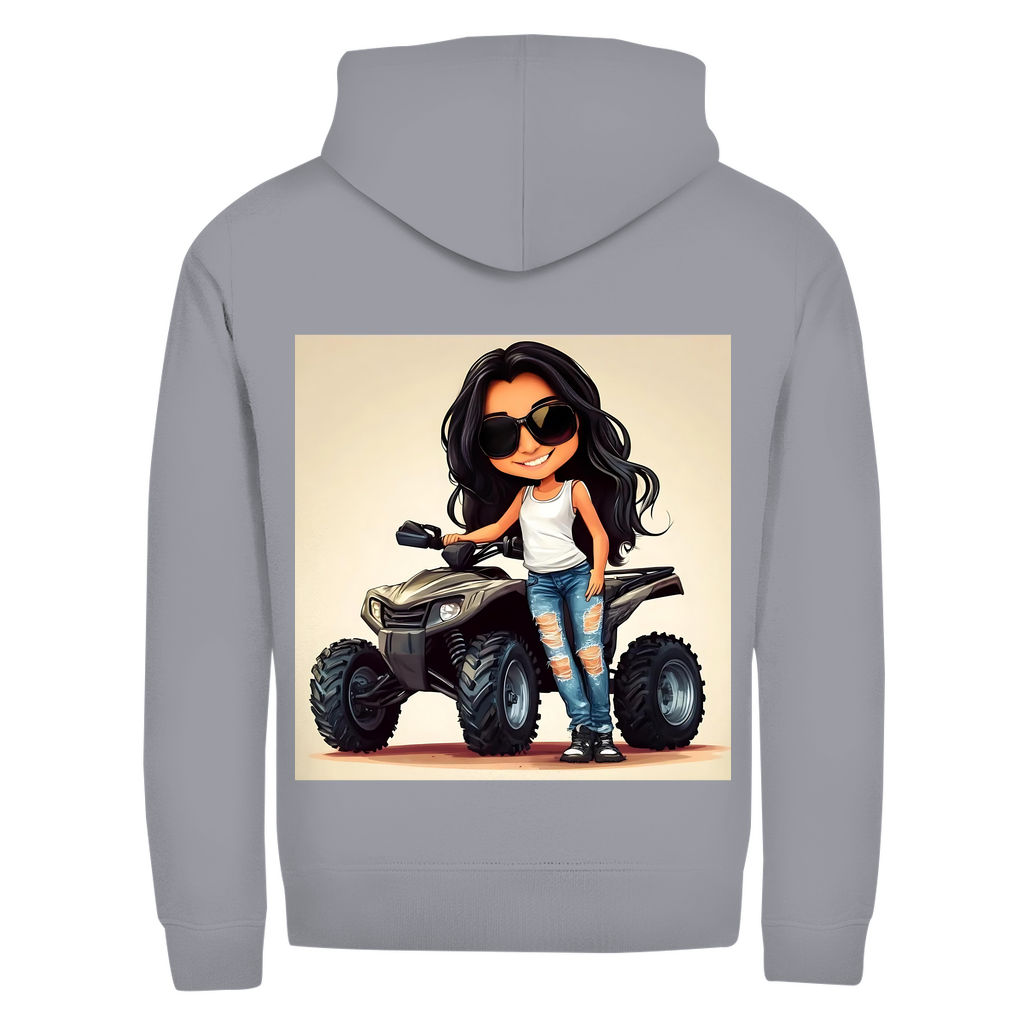 Unisex Zipper Hoodie QuadLady