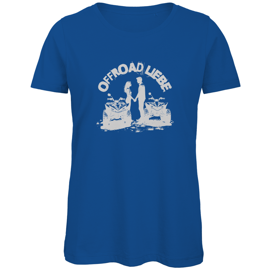 T-shirt bio premium pour femme, motif Quad Offroad Love
