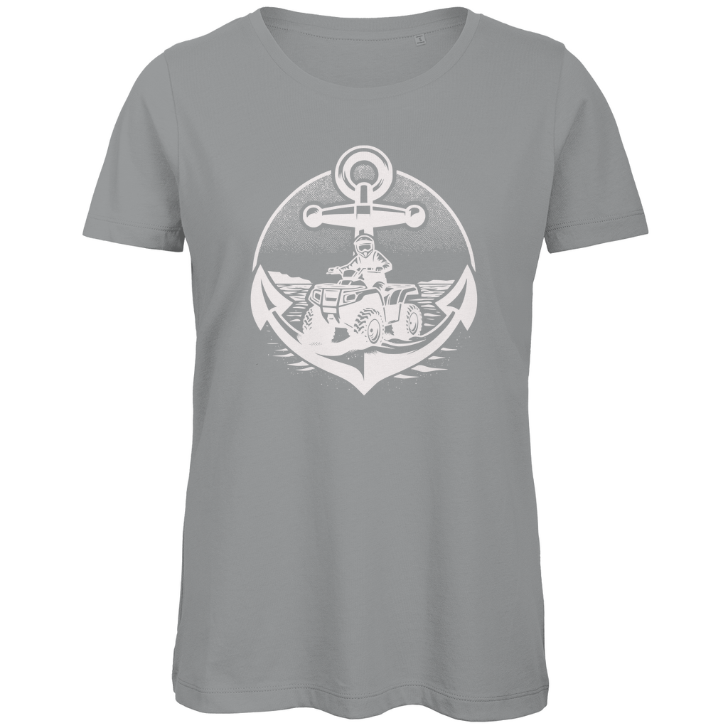 Damen Premium Bio T-Shirt Quad Anker