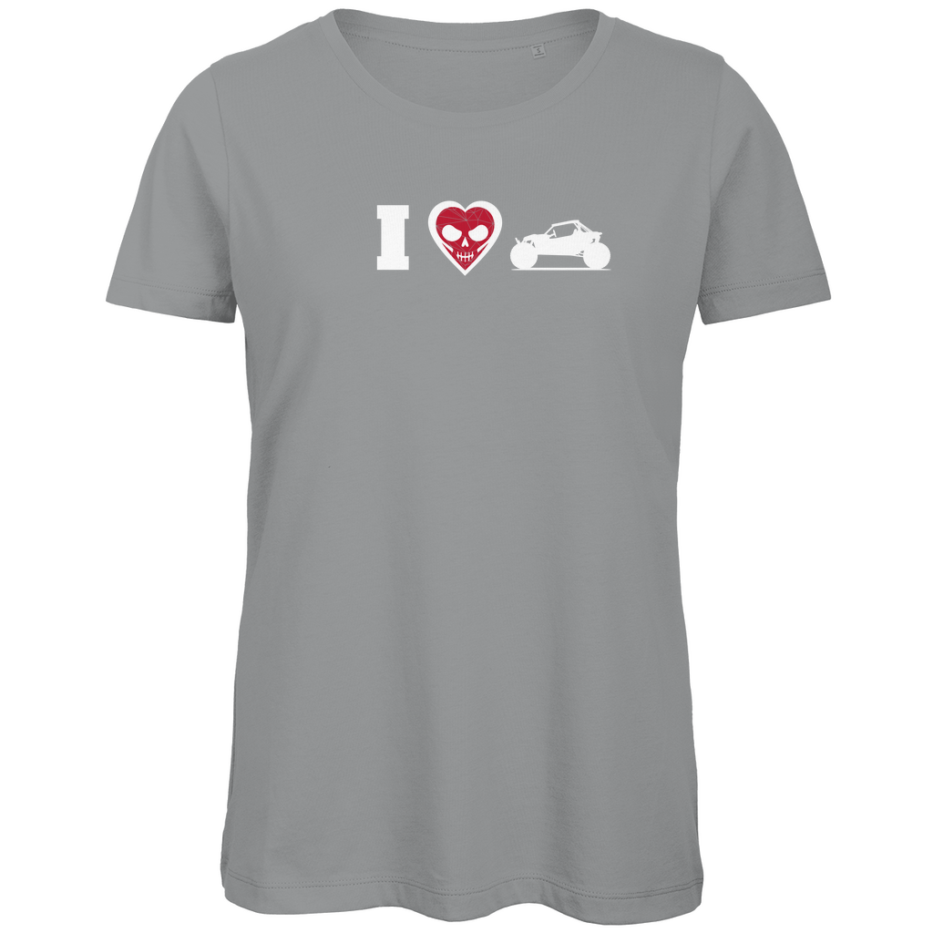 T-shirt bio premium pour femme « J'aime les poussettes »