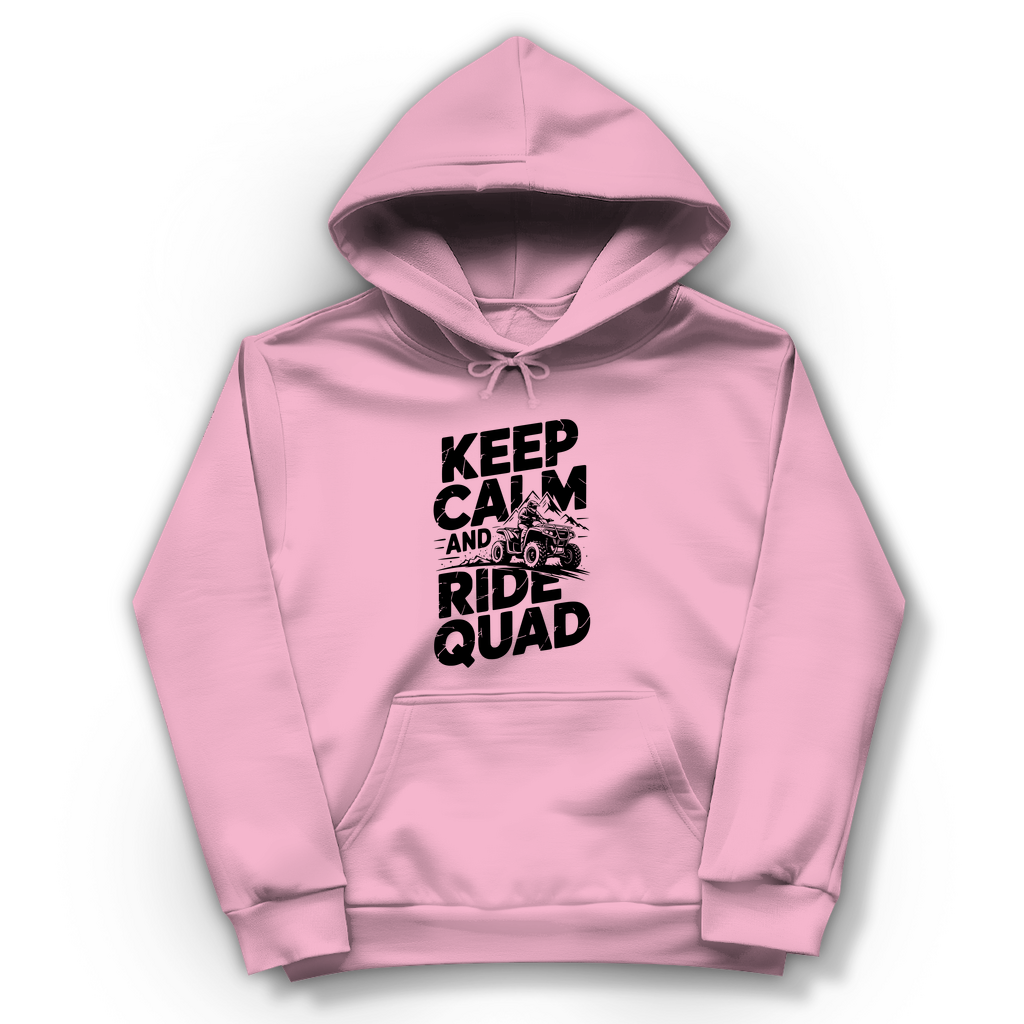 Damen Hoodie Keep calm and ride Quad