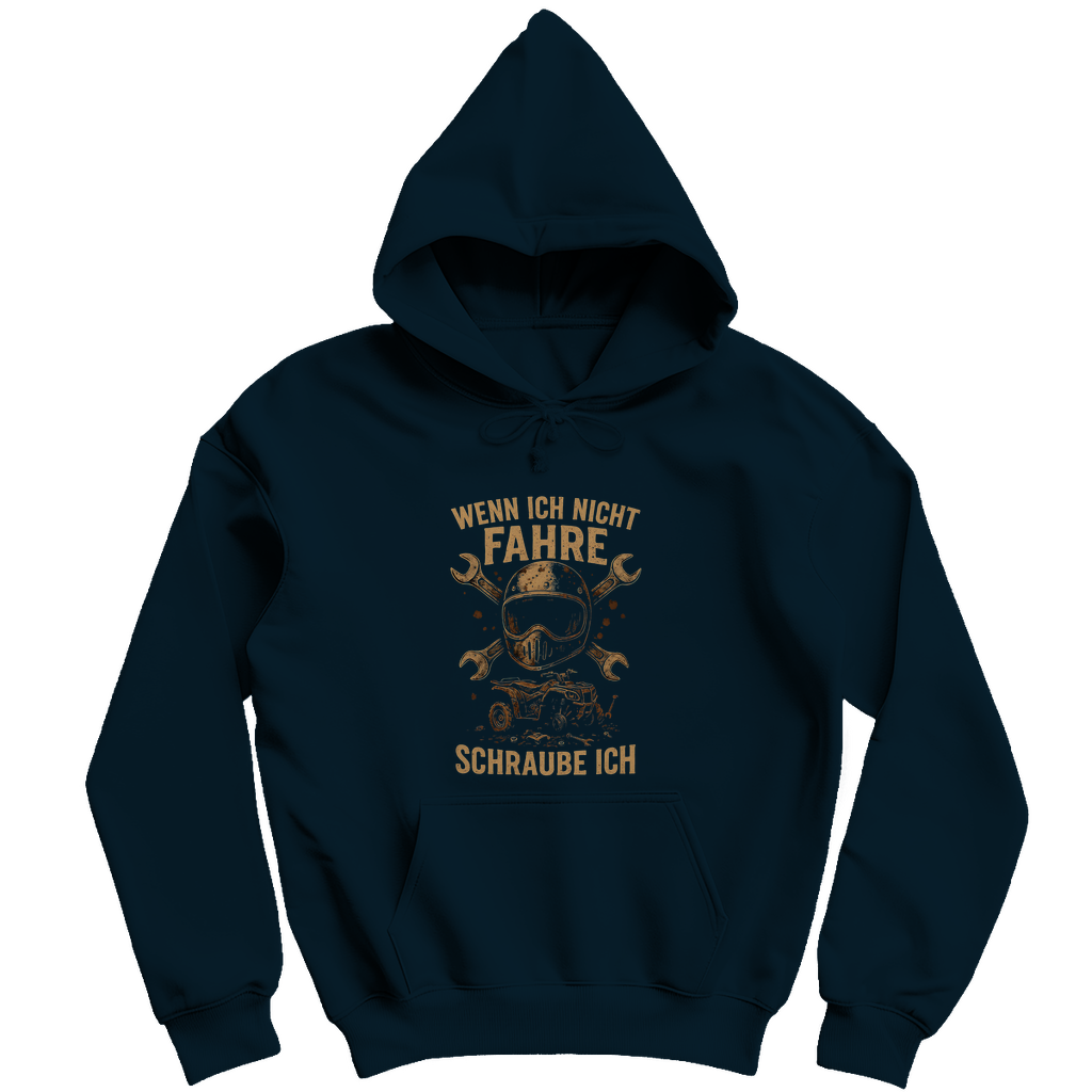 Herren Hoodie Wenn ich nicht fahre schraube ich