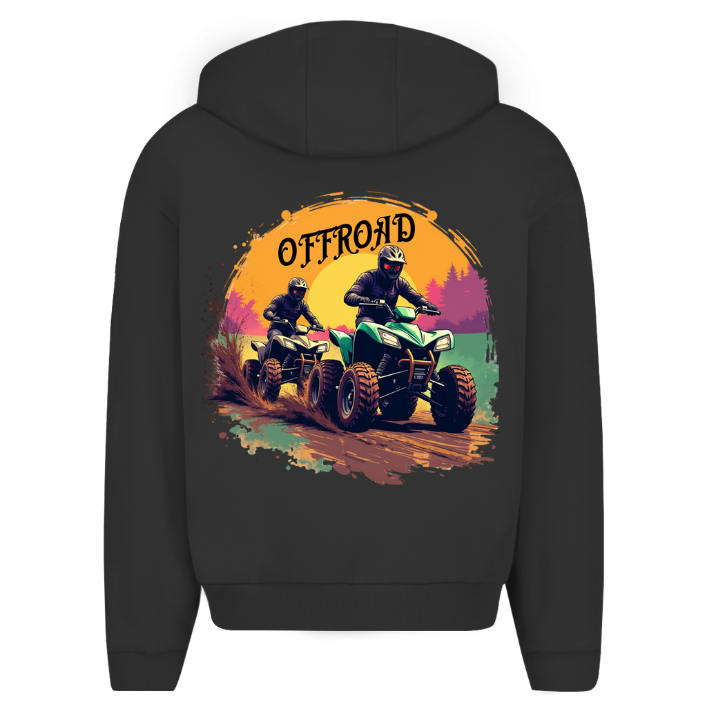 Oversize Zipper Hoodie Quad Offroad