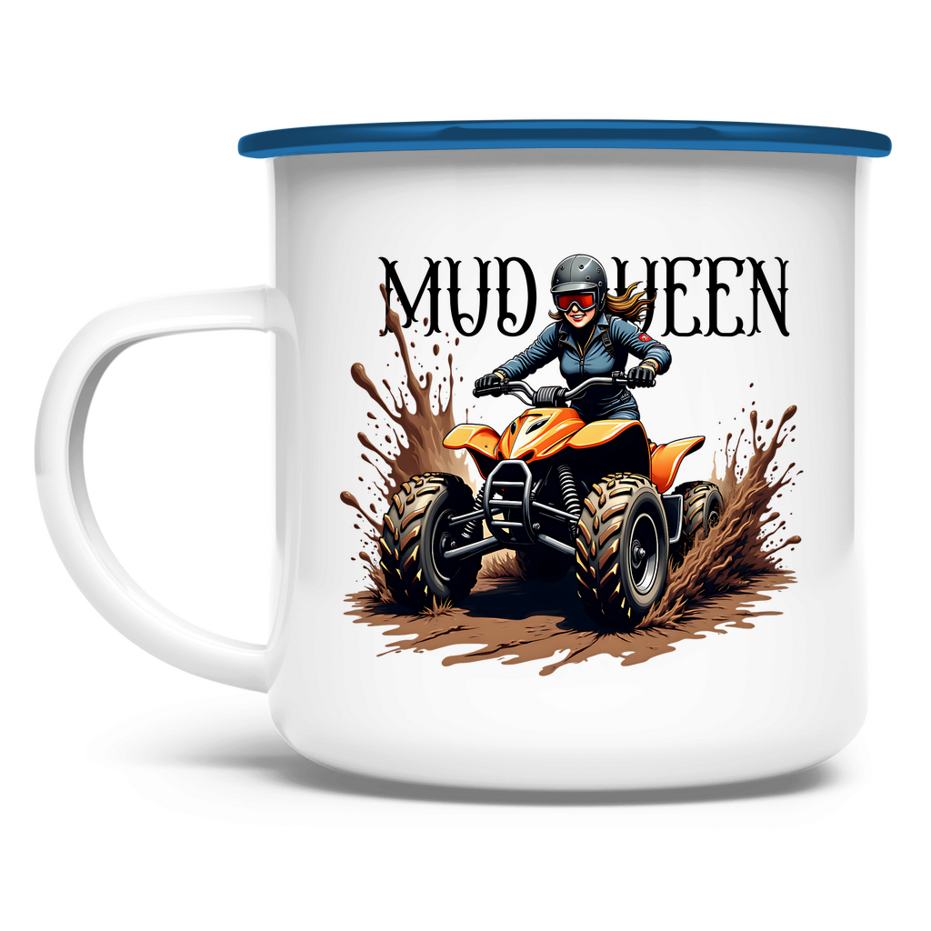 Emaille Tasse Quad MudQueen