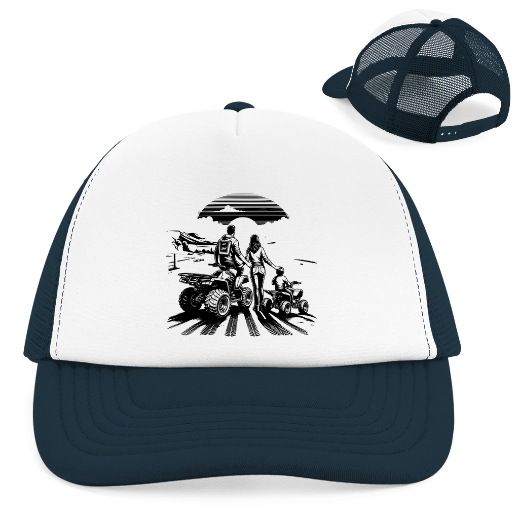 Retro Trucker Cap Quad Familie