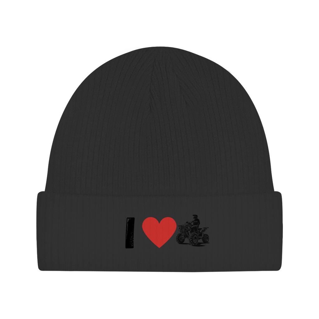 Organic cotton hat I Love Quad