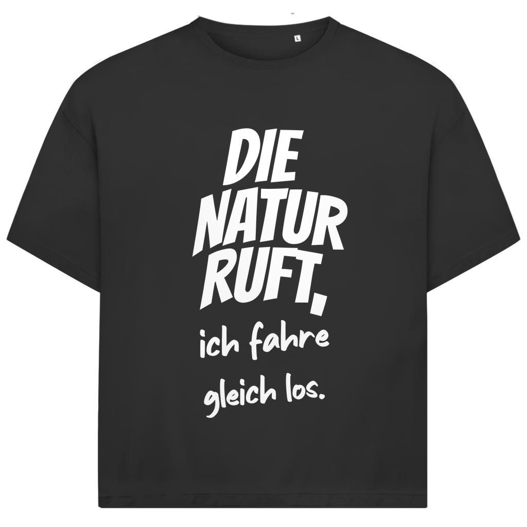 Jack and Jones Oversize T-Shirt Quad Die Natur ruft