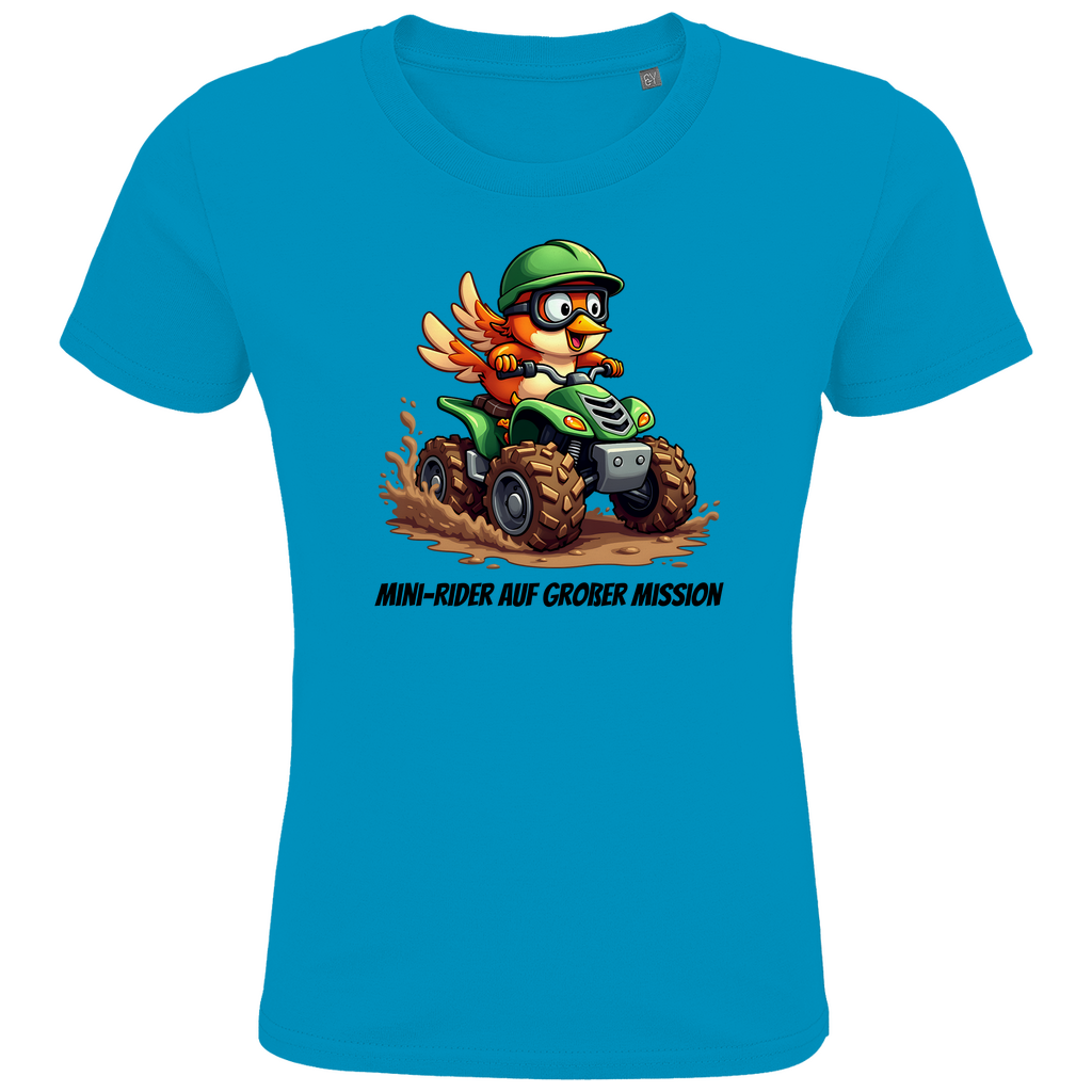 T-shirt bio premium pour enfant Quad Mini Rider