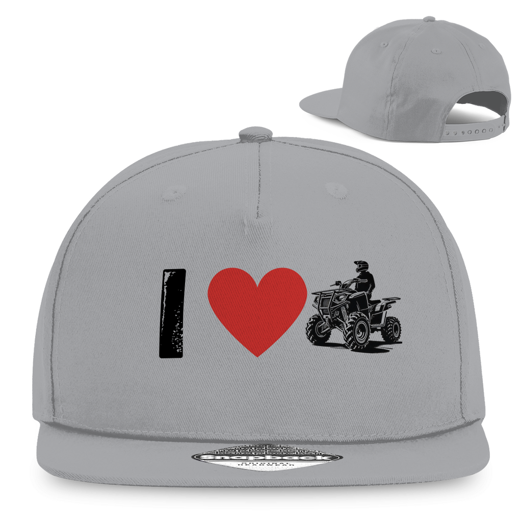 Snapback Rapper Cap I Love Quad