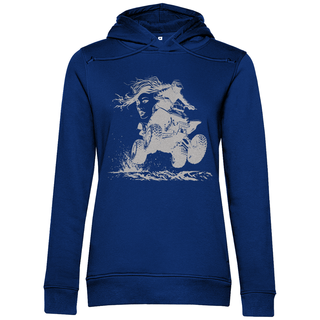 Sweat à capuche bio premium pour femme Quad FunLady
