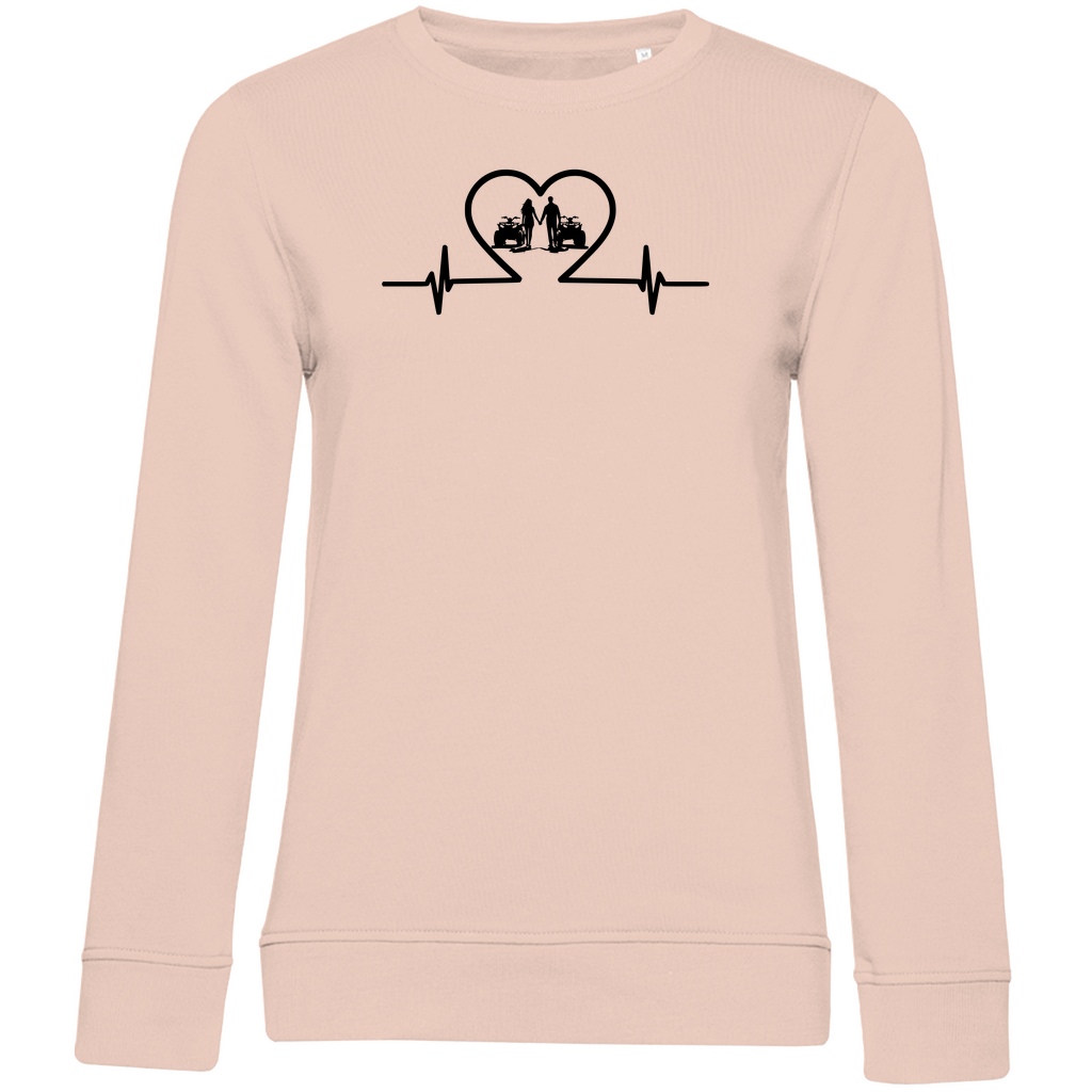 Damen Premium Bio Sweatshirt Quad-Paar Duo mit Power