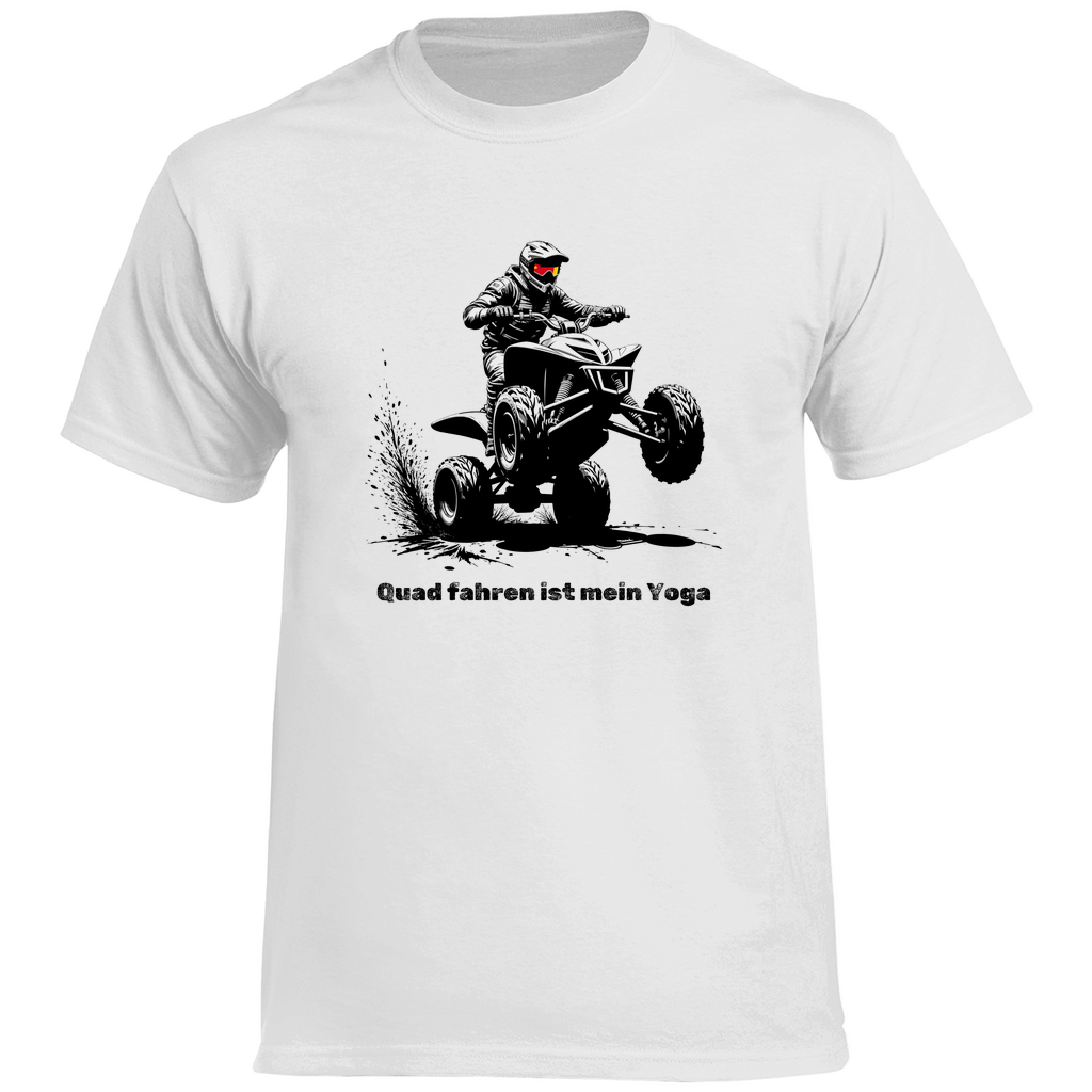 Herren Premium T-Shirt Quad fahren ist mein Yoga