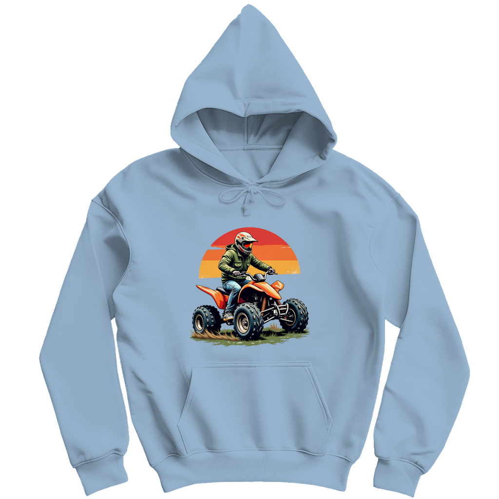 Herren Hoodie Quad Retro