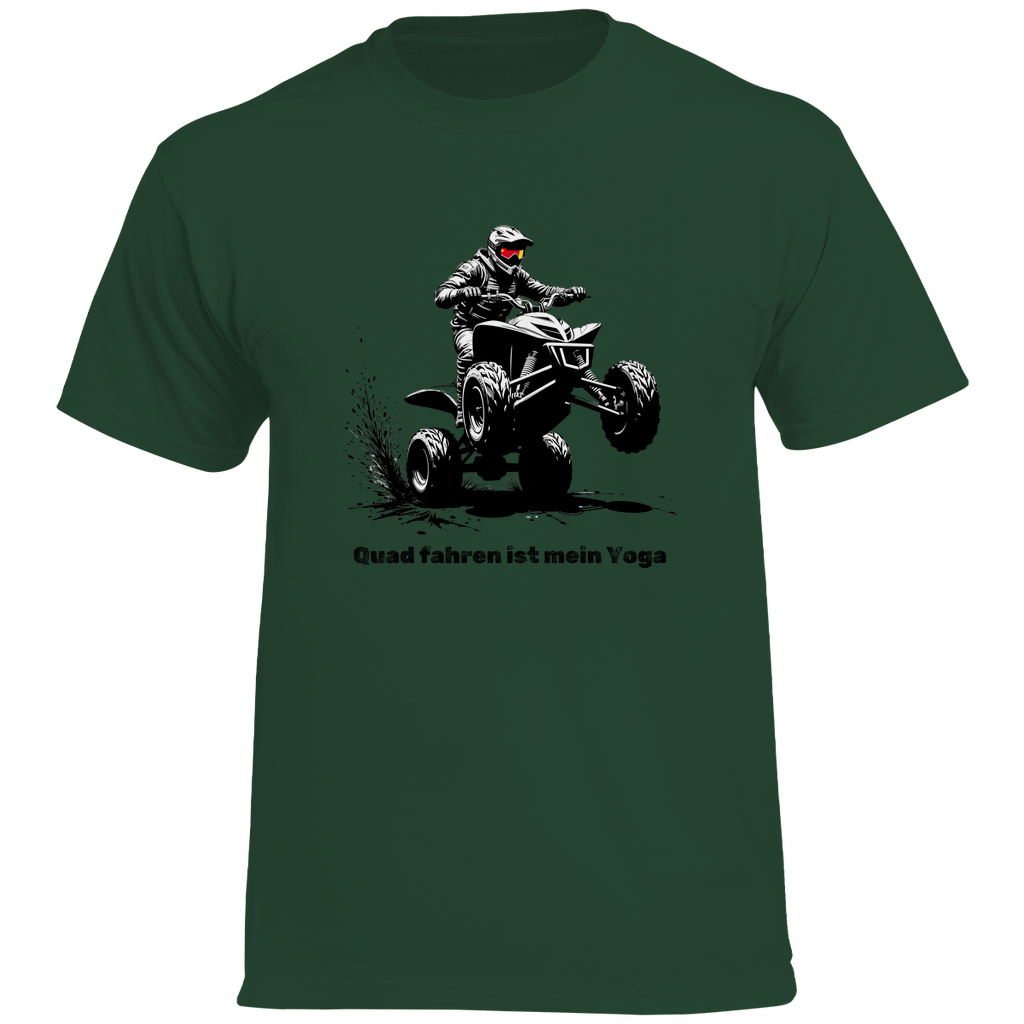 Herren Premium T-Shirt Quad fahren ist mein Yoga