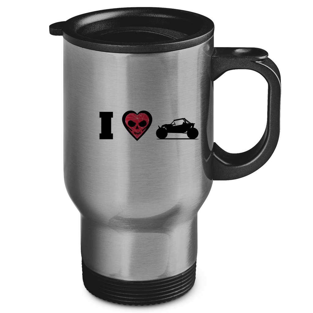Mug isotherme en acier inoxydable I Love Buggy