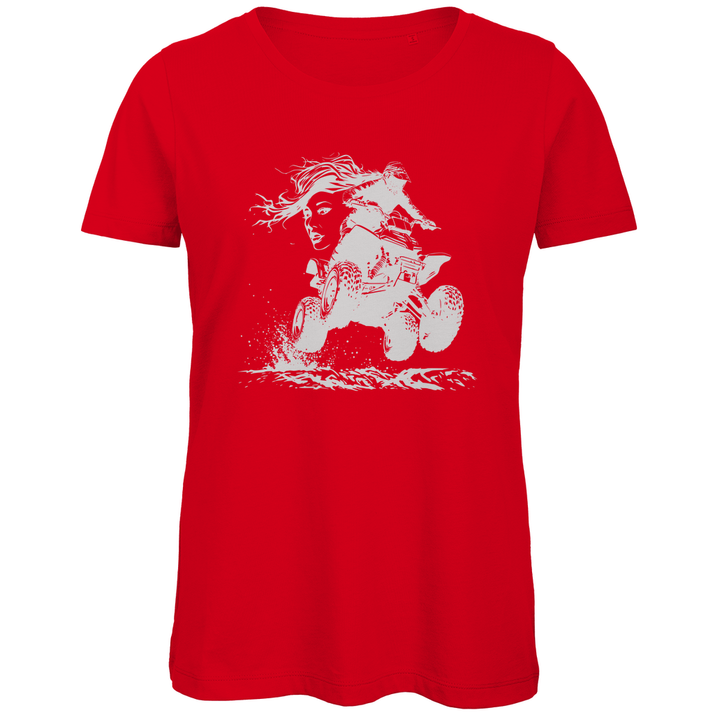 Damen Premium Bio T-Shirt Quad FunLady
