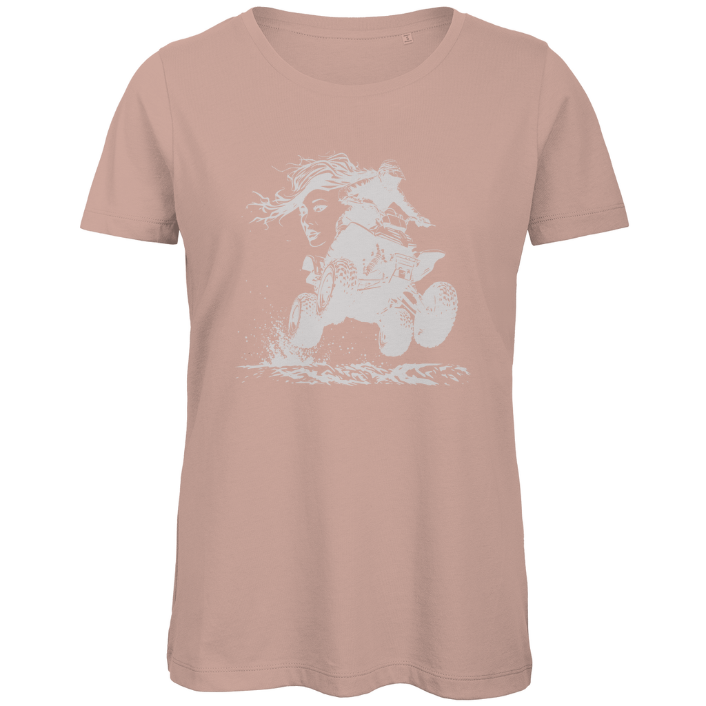 Damen Premium Bio T-Shirt Quad FunLady