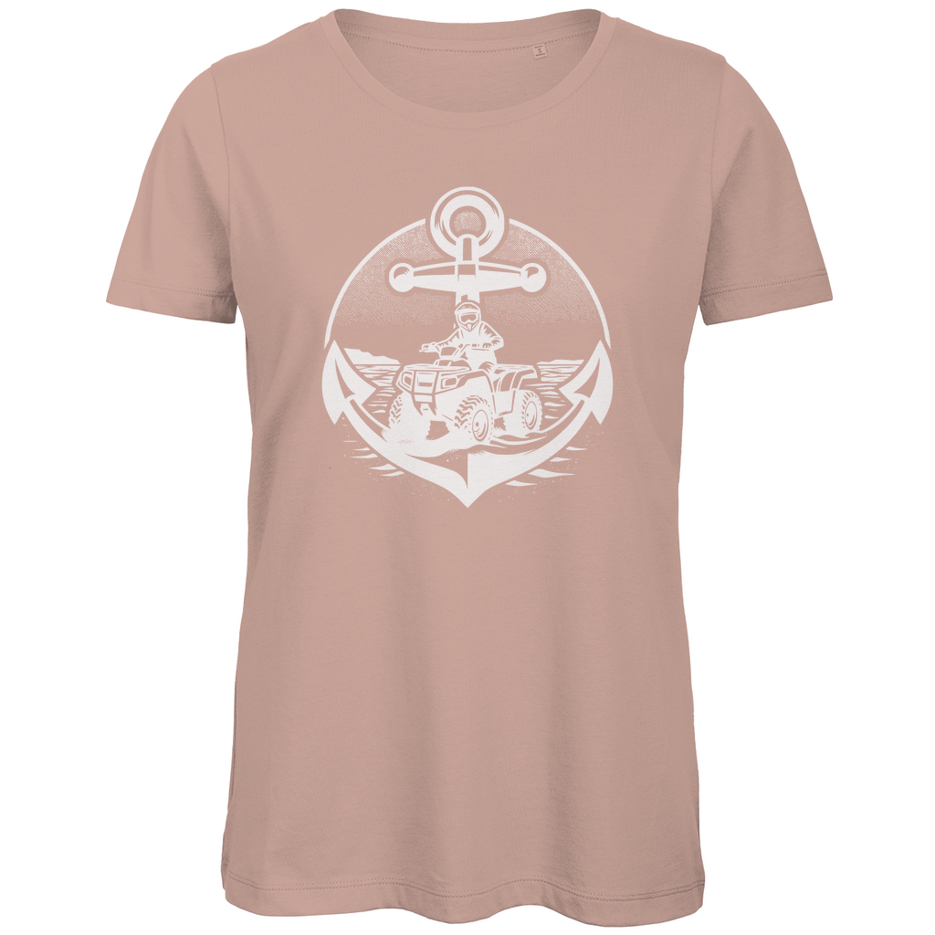 Damen Premium Bio T-Shirt Quad Anker