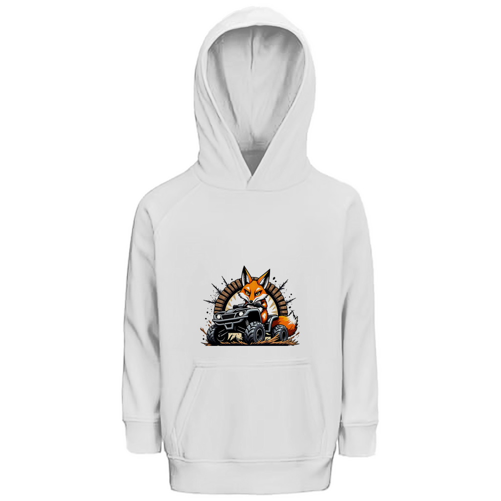 Kinder Premium Bio Hoodie Quad OffroadFuchs