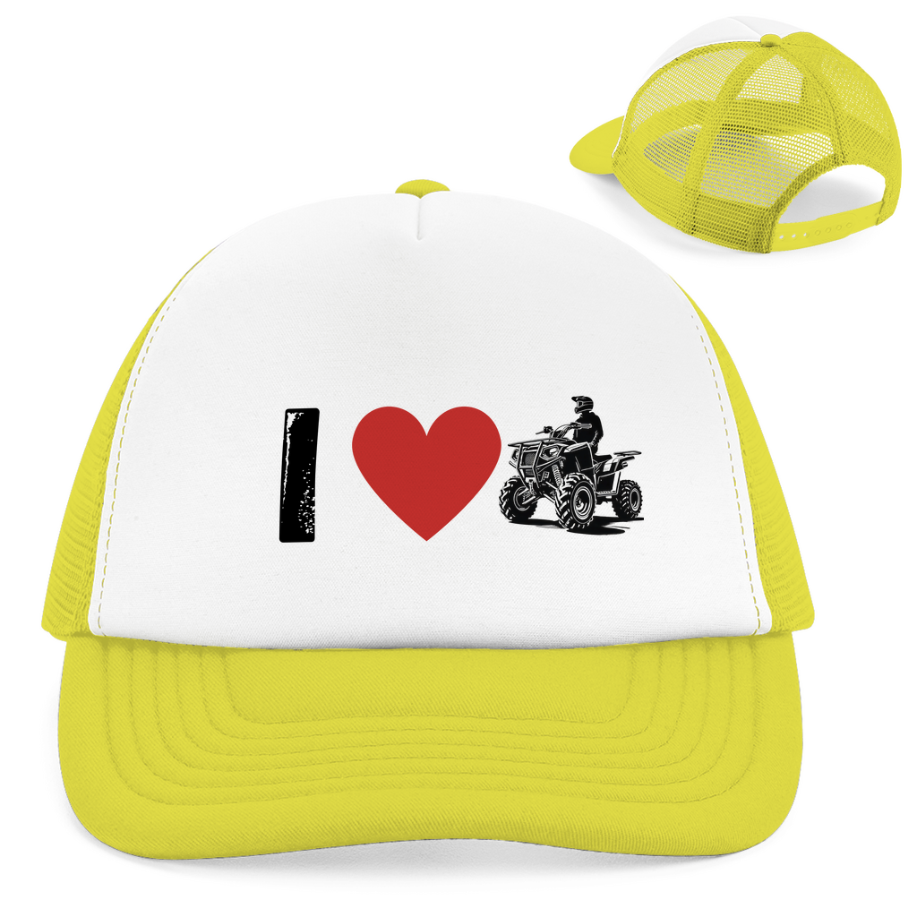 Retro Trucker Cap I Love Quad