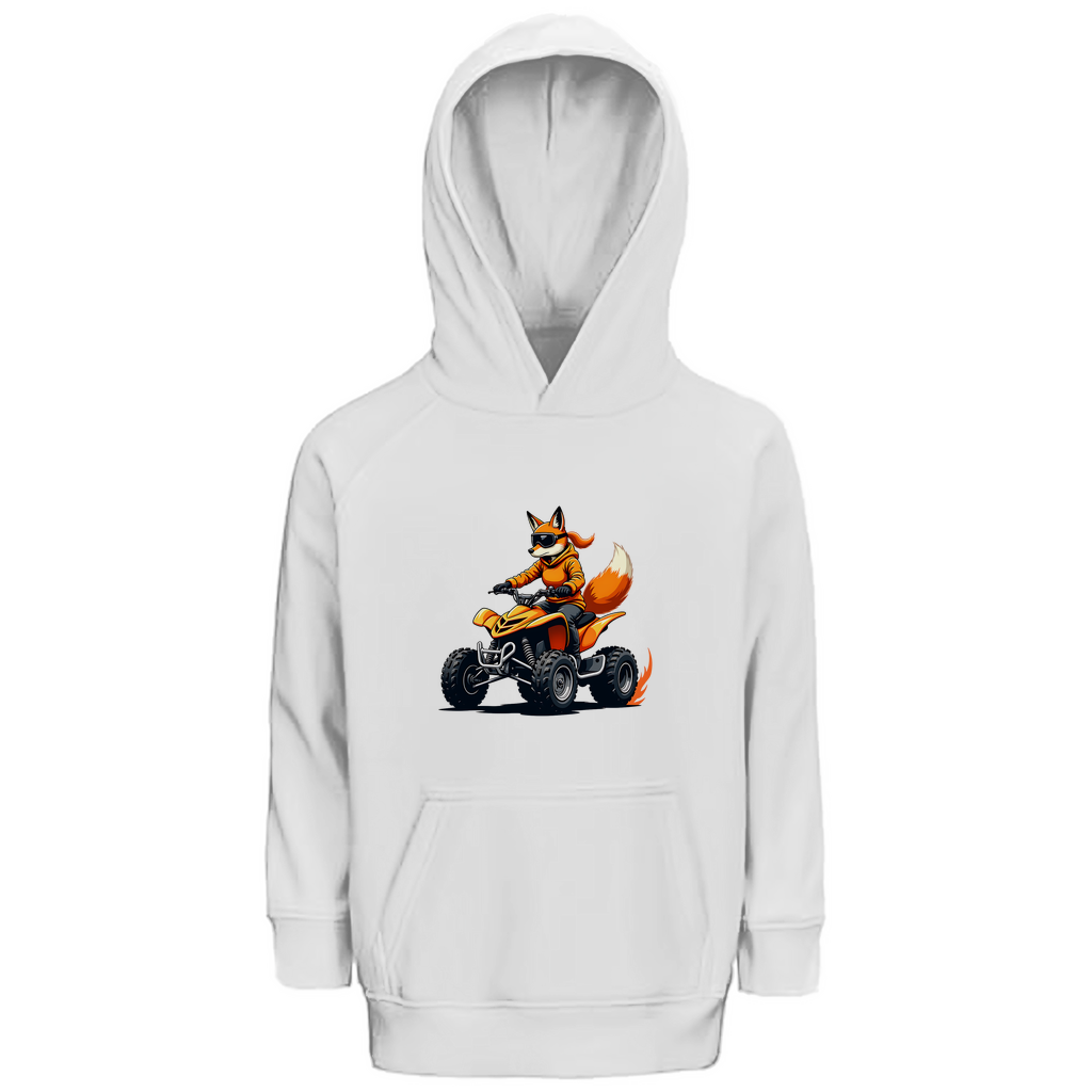 Kinder Premium Bio Hoodie Quad FuchsLady