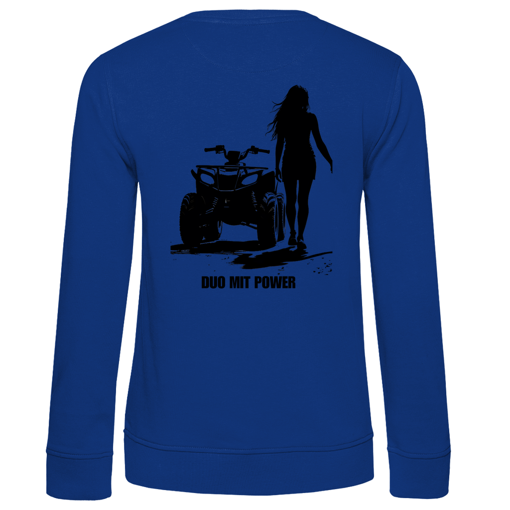 Damen Premium Bio Sweatshirt Quad-Paar Duo mit Power