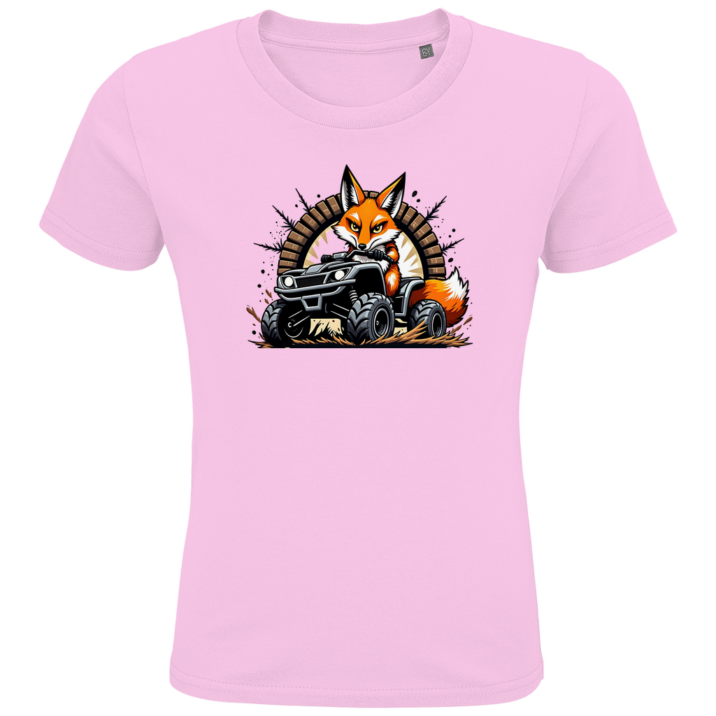 Kinder Premium Bio T-Shirt Quad OffroadFuchs