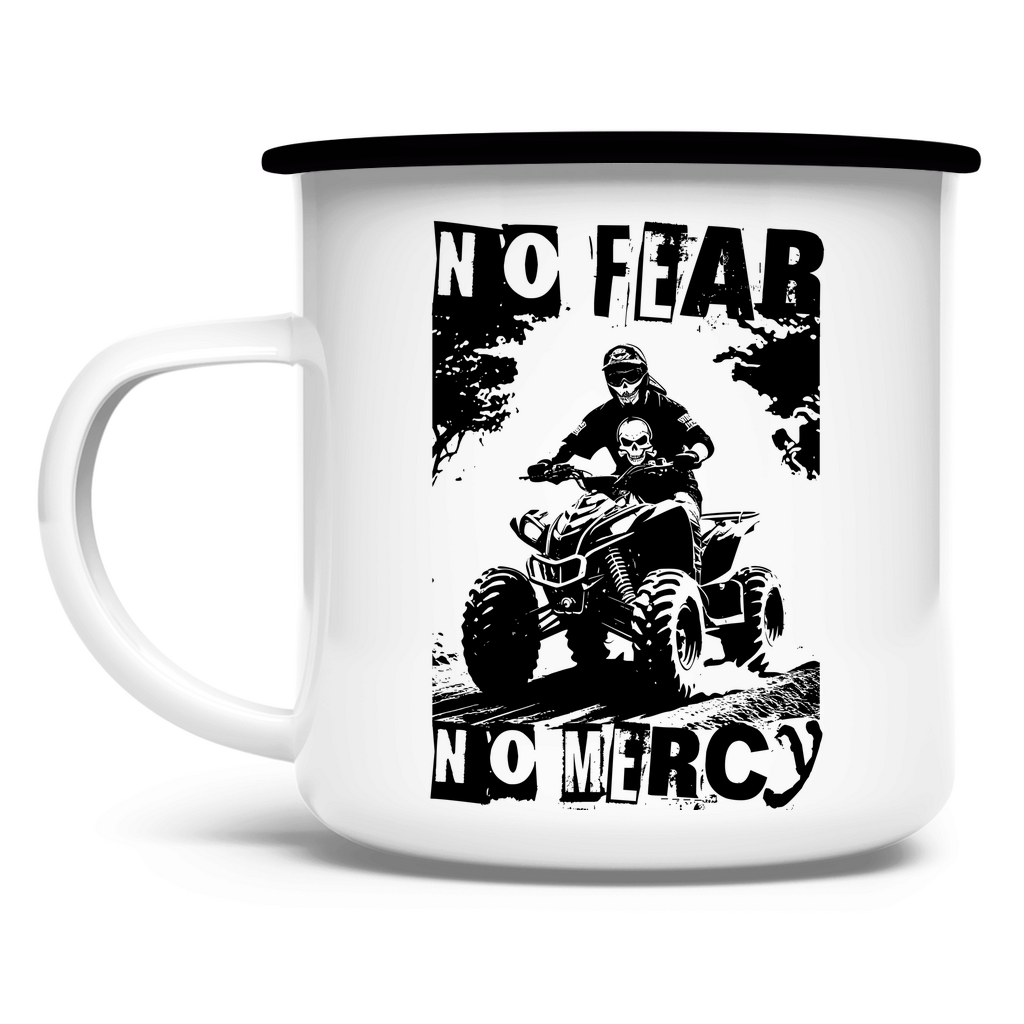 Enamel mug Quad No Fear No Mercy