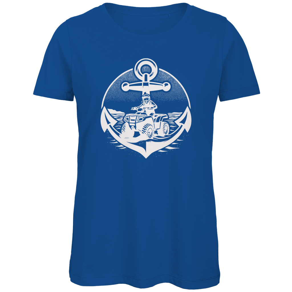 Damen Premium Bio T-Shirt Quad Anker