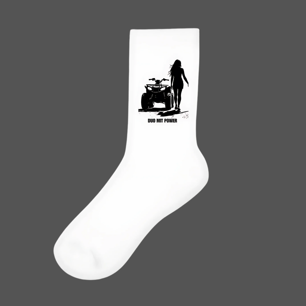 Socks cotton quad pair