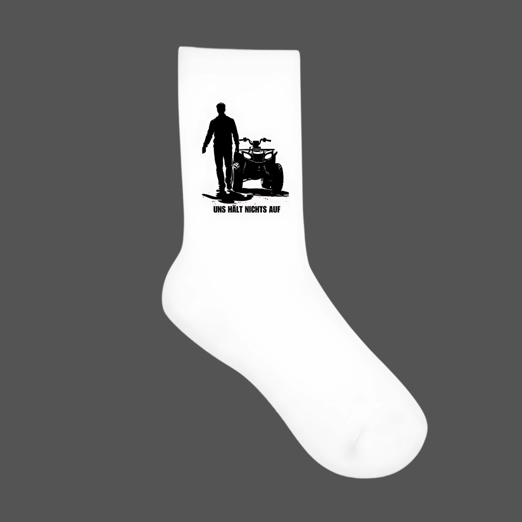 Socks cotton quad pair