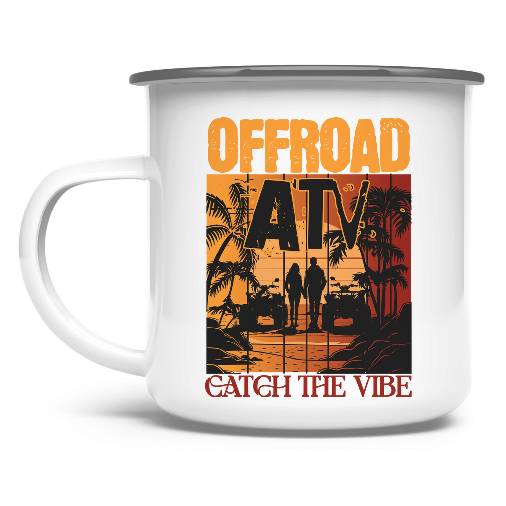 Enamel Mug Quad Offroad