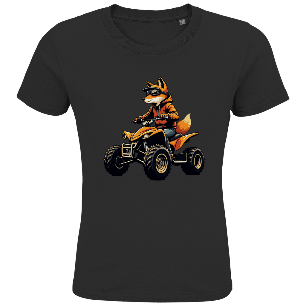 Kinder Premium Bio T-Shirt Quad Fuchs