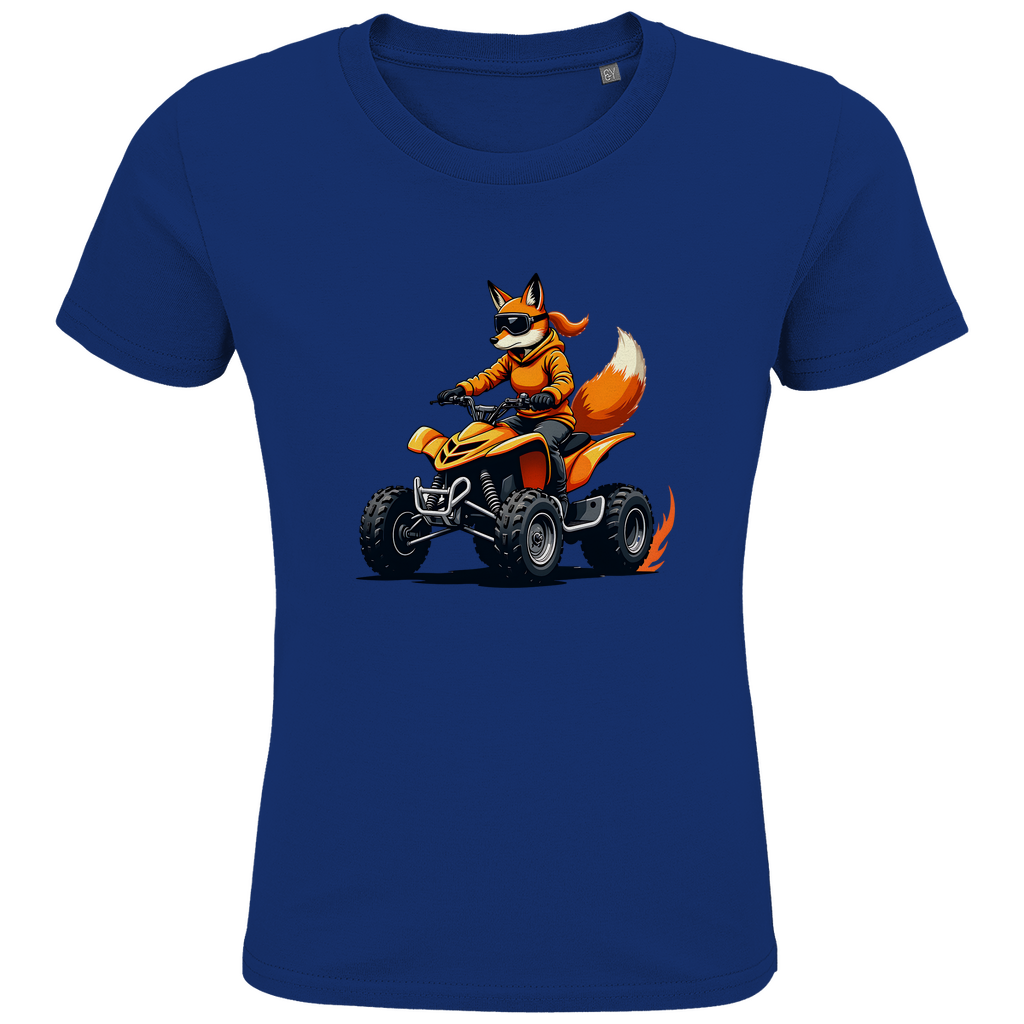 Kinder Premium Bio T-Shirt Quad FuchsLady
