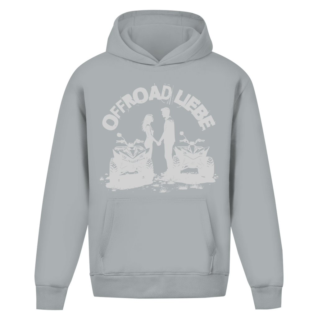 Sweat à capuche oversize sans cordon Quad Offroad Love