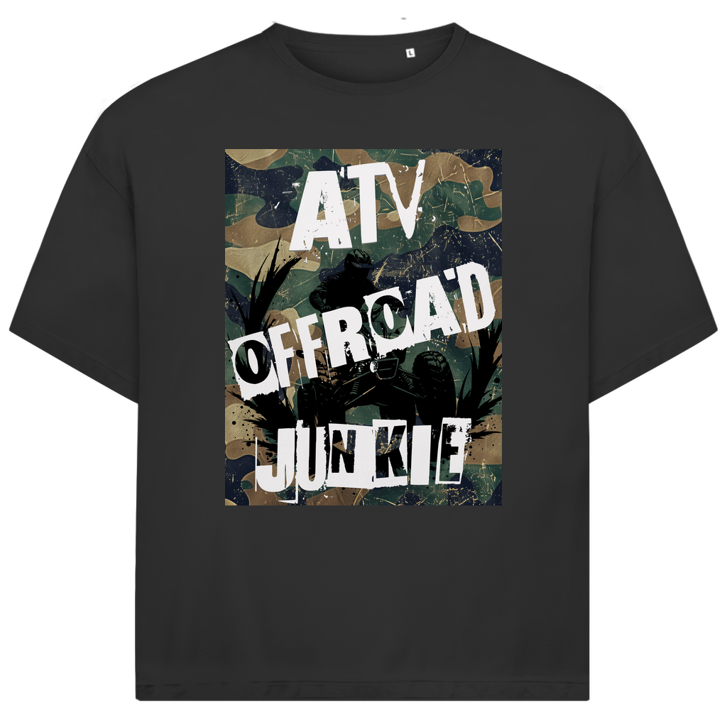 Unisex Jack and Jones Oversize T-Shirt Atv Offroad Junkie
