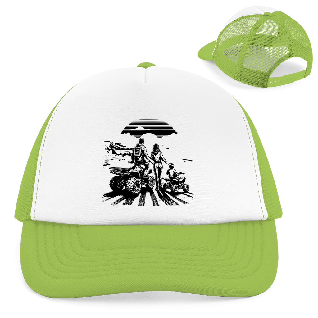 Retro Trucker Cap Quad Familie