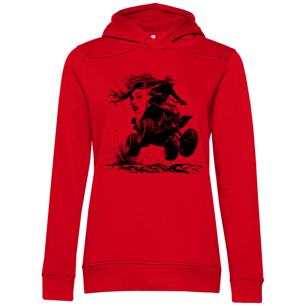 Sweat à capuche bio premium pour femme Quad FunLady